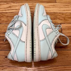 Nike Dunk Low  Glacier Blue Leather Youth Size 13C Sneakers Shoes FB9108-105